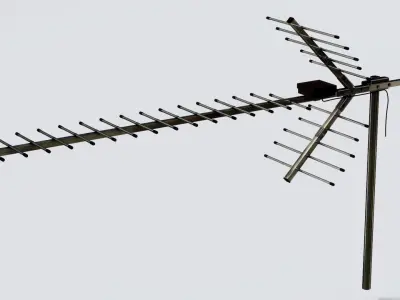 Antenna 12 Low-poly 3D model