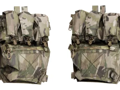 FERRO CONCEPTS BANGER BACK PANEL  Low-poly 3D model