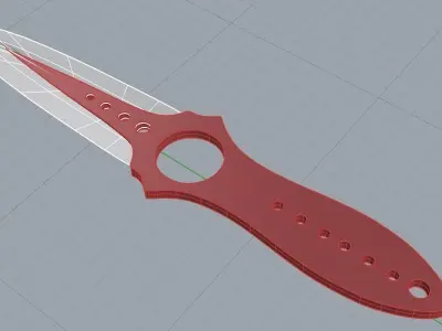 NINJA KNIFE GRIFFIN EDITION 3D model