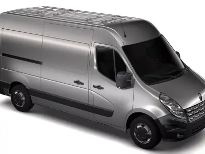 Renault Master L2H2 Van 2010 3D model
