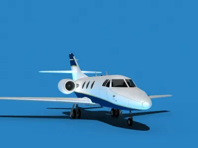 Dassault Falcon 10 V15 3D model
