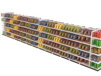 Grocery Store Collection 3D model