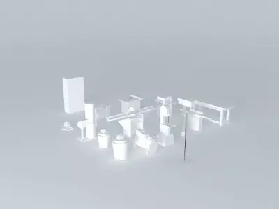 Workshop 2 bathroom 3D model