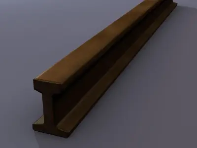 Rusty Rail 3D model
