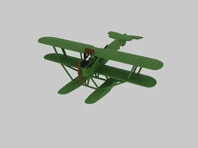 Hansa-Brandenburg W12 3D print model