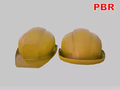 Safety Helmet Low-poly 3D model purchase