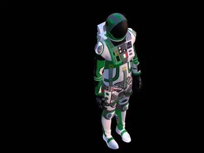 Astronaut Spacesuit Italy 3D model