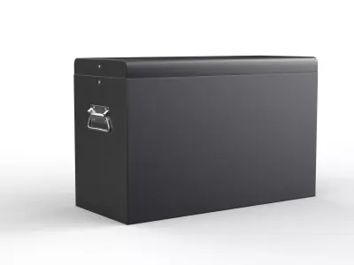 Portable Metal Tool Chest Cabinet 3D model