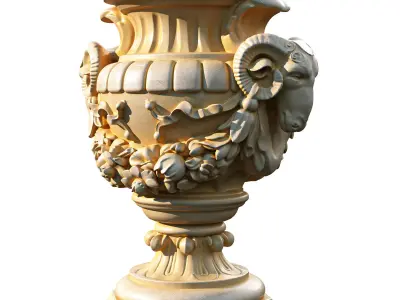 Garden Pot 02 3D model