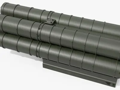 Tactical Air Defense Module Green 3D model