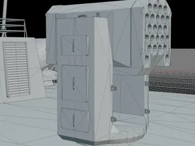 HHQ-10 Short Range Surface To Air Missile V1 Free 3D model