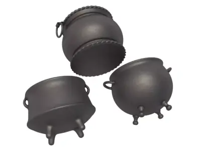 Cauldron collection 3D model