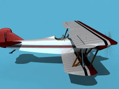 Travelair 2000 V07 3D model