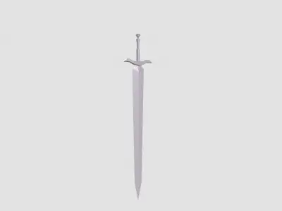 lowpoly sword 3D model purchase