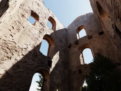 Brick Stone House Ruins Set PBR Scan Low-poly 3D model