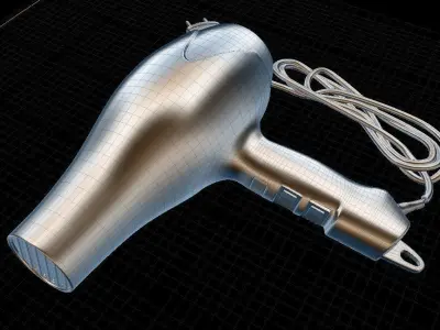 Hair dryer 3D model buy