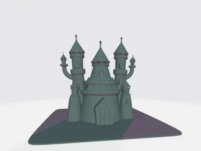 castle  3D model get