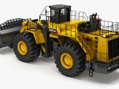 Mining Wheel Loader Generic v1 3D model