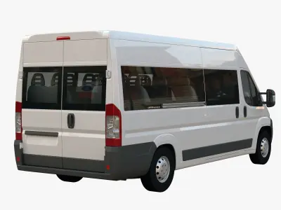 Passenger minibus L4H3 3D model