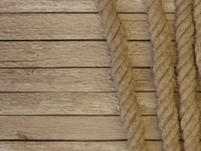 Rope Procedural Free Viktig Games Free low-poly 3D model