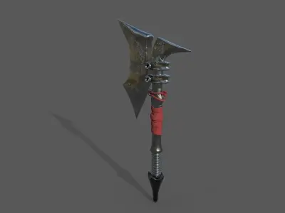 Battle Axe High Poly Game Ready Free 3D model