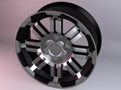 Vision Warrior Gloss Wheels 3D model