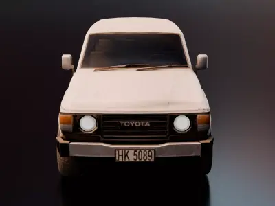 Toyota Land Cruiser J60 Game Ready model Low-poly 3D model