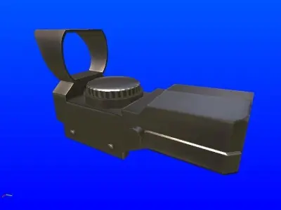 Red Dot Sight 3D Model - Game Ready Low-poly 3D model