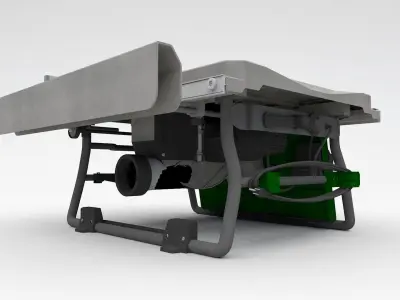 Table Saw Hitachi 3D model