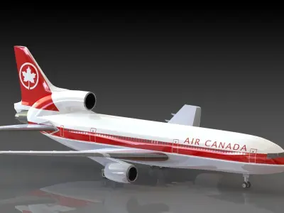 Tristar swiss airways boeing 3D model