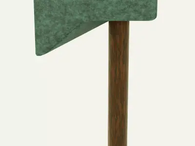 Lowpoly Axe Free low-poly 3D model