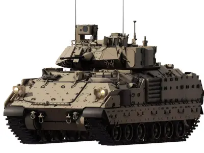 M3A3 bradley 3D model purchase