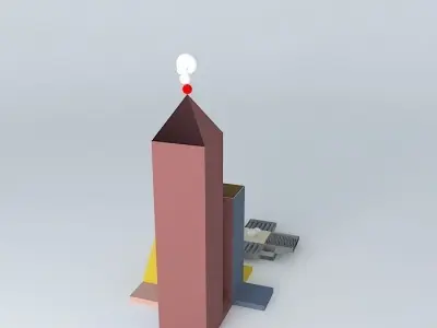 Cotton-physics Cottonballs Free 3D model