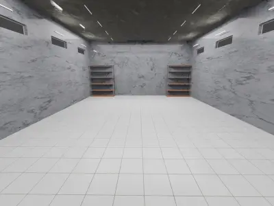 Warehouse loft 3D model purchase