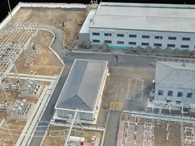 220kV Electrical power substation Gaussian splatting 3D model purchase
