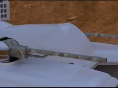 Mutate X futuristic military vehicle 3D model