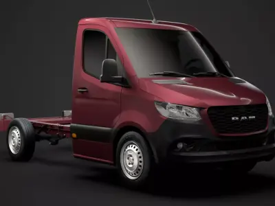 RAM Sprinter Chassis Single Cab L1 FWD 2020 3D model