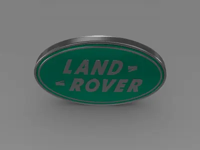 land rover logo 3D model by Sergey