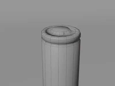 18650 Li-Ion Battery Low Poly PBR Low-poly 3D model