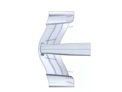 F1 2026 Vcarb03 FrontWing Free 3D model