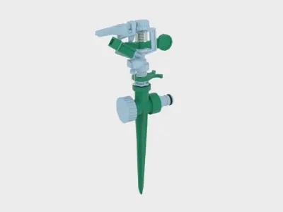 Kingfisher Impulse Garden Sprinkler Low-poly 3D model