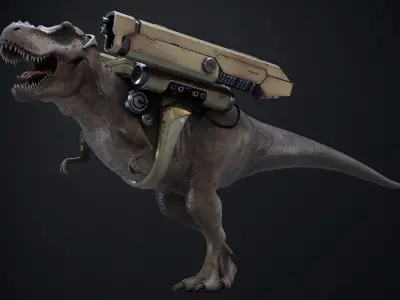 T-rex Free 3D model purchase