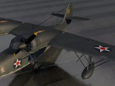 Grumman G-21 Goose 3D model by chipbasschao
