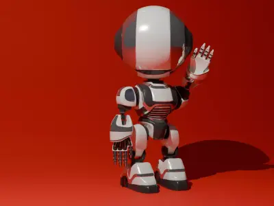 Toy robot 3D model shop