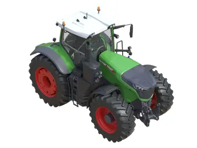 Fendt 1050 Vario Tractor Low-poly 3D model