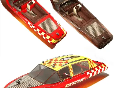 Camper of Sea Vol01  HACKERBOAT 3D model