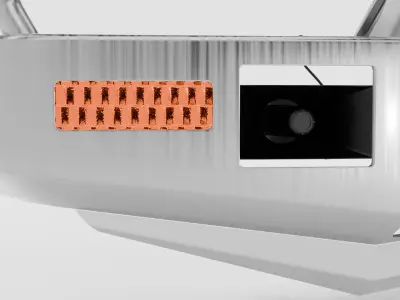 BUMPER FOR NISSAN PATROL SINGLE CAB AMBULANCE  3D model