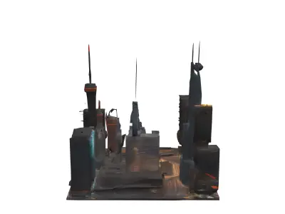 SciFi Art 3D model
