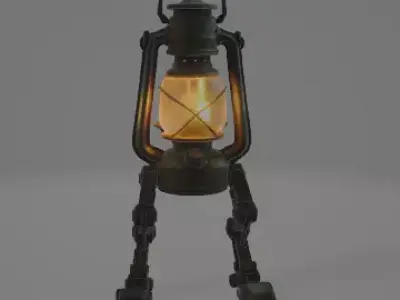  Lantern with a robotic twist 3D model