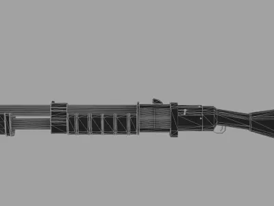 Sci-Fi Gun 3D model 24